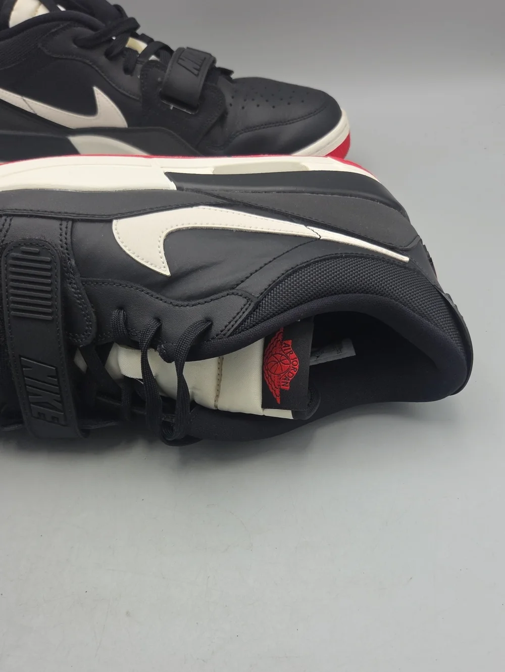 Nike Air Jordan Legacy 312 Low Mens 13 Black Sail University Red Sneaker Shoes